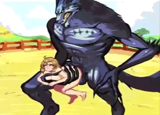 Zoo sex shows a wolf fucking a horny bitch