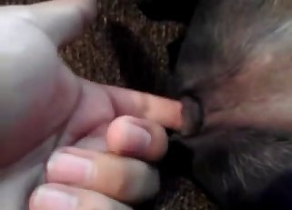 Passionately fingering that hole